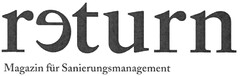 return Magazin für Sanierungsmanagement