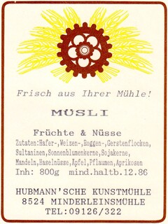 Frisch aus Ihrer Mühle! MÜSLI