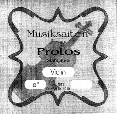 Musiksaiten Strings Protos Stahl/Steel