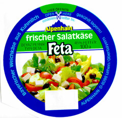Alpenhain frischer Salatkäse Feta