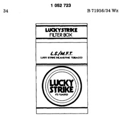 LUCKY STRIKE IT`S TOASTED