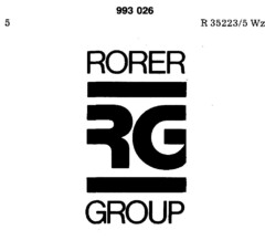 RORER GROUP RG