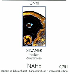 ONYX SILVANER trocken QUALITÄTSWEIN NAHE