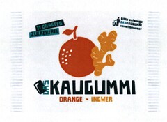 DAS KAUGUMMI ORANGE - INGWER