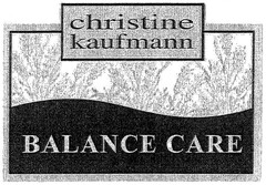 christine kaufmann BALANCE CARE