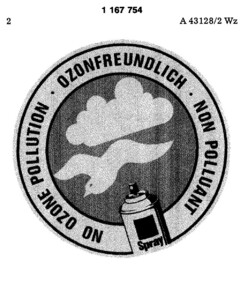 ON OZONE POLLUTION   OZONFREUNDLICH   NON POLLUANT AUTO K Spray