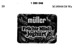 müller Früchte Müsli Joghurt Kleine Mahlzeit