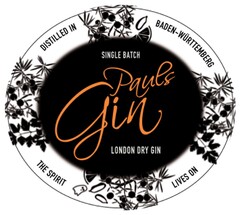 SINGLE BATCH Pauls Gin LONDON DRY GIN