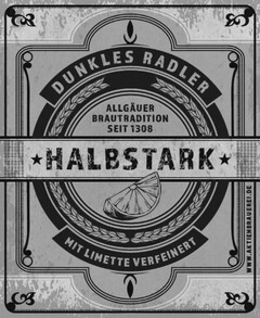 DUNKLES RADLER ALLGÄUER BRAUTRADITION SEIT 1308 HALBSTARK MIT LIMETTE VERFEINERT