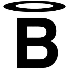 B