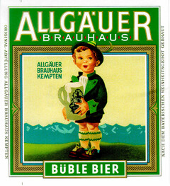 ALLGÄUER BRAUHAUS BÜBLE BIER