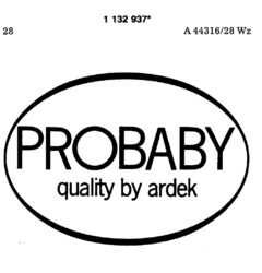 PROBABY quality by ardek