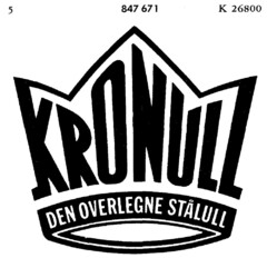 KRONULL DEN OVERLEGNE STÅLULL