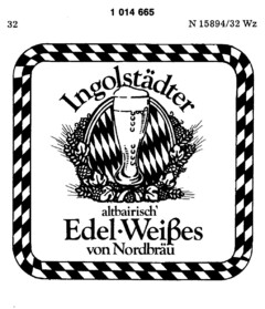 Ingolstädter altbairisch` Edel Weißes von Nordbräu