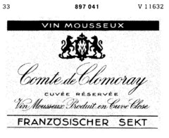 Comte de Clomoray FRANZÖSISCHER SEKT