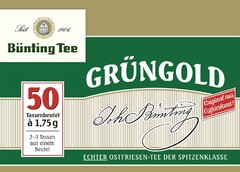 Bünting Tee GRÜNGOLD