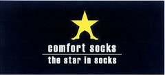 comfort socks the star in socks