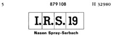 I.R.S.19 Nasen Spray-Sarbach