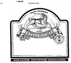 HANS HAMMES Golden unicorn