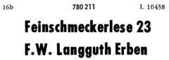 Feinschmeckerlese 23 F.W. Langguth Erben