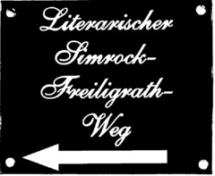 Literarischer Simrock-Freiligrath-Weg
