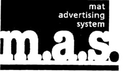 m.a.s. mat advertising system
