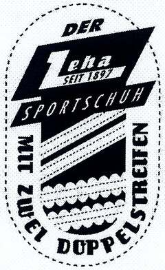 DER Zeha seit 1897 SPORTSCHUH MIT ZWEI DOPPELSTREIFEN