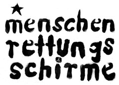 menschen rettungs schirme