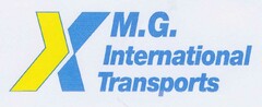 M.G. International Transports