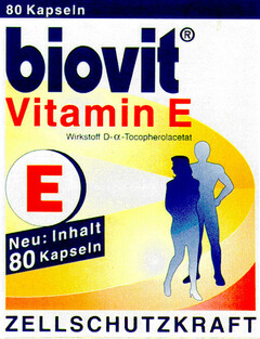 biovit Vitamin E ZELLSCHUTZKRAFT