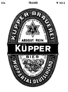 KÜPPER BRAUEREI WUPPERTAL DEUTSCHLAND