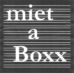 miet a Boxx