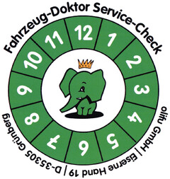 Fahrzeug-Doktor Service-Scheck olifu GmbH 1 2 3 4 5 6 7 8 9 10 11 12