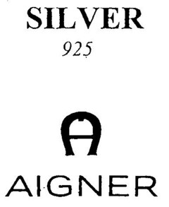 SILVER 925 A AIGNER