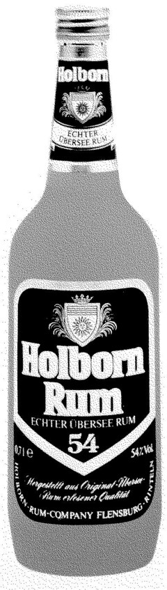 Holborn Rum ECHTER ÜBERSEE RUM 54
