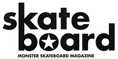 skate board MONSTER SKATEBOARD MAGAZINE