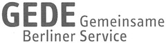 GEDE Gemeinsame Berliner Service