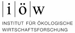 |i|ö|w INSTITUT FÜR ÖKOLOGISCHE WIRTSCHAFTSFORSCHUNG