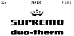 SUPREMO duo-therm