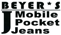BEYER'S J Mobile Pocket Jeans