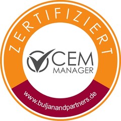 ZERTIFIZIERT CEM MANAGER www.buljanandpartners.de