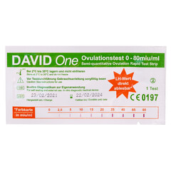 DAVID One Ovulationstest 0-80miu/ml