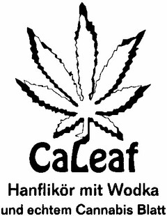 CaLeaf Hanflikör mit Wodka