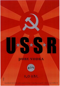 USSR PURE VODKA