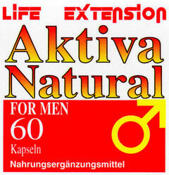 LIFE EXTENSION Aktiva Natural FOR MEN