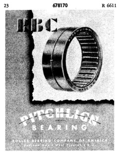 PITCHLIGN BEARING RBC