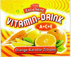 Excellent VITAMIN-DRINK A+C+E Orange-Karotte-Zitrone