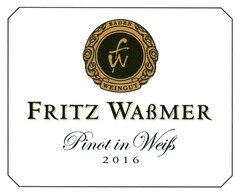 FRITZ WAßMER Pinot in Weiß