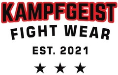 KAMPFGEIST FIGHT WEAR EST. 2021