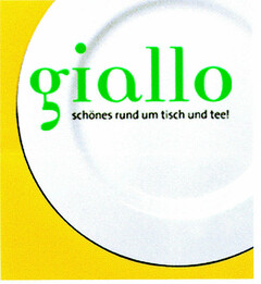 giallo schönes rund um tisch und tee!